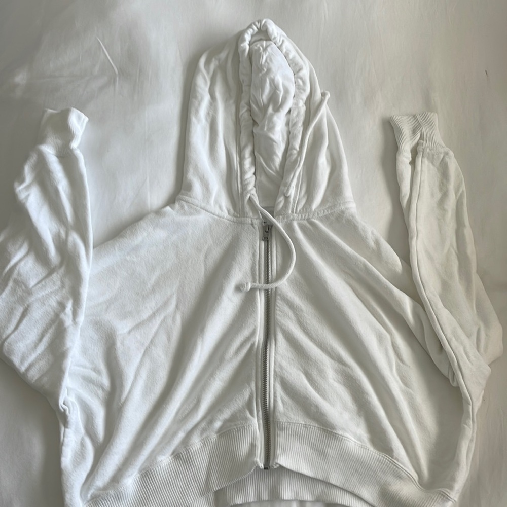 Cropped whit Hollister jacket